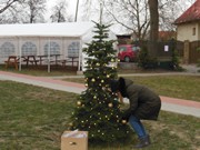 Rozsvícení stromečku u MŠ